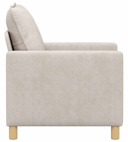 VidaXL Kanapé Krémszínű 76 x 81 x 87,5 cm Poliészter