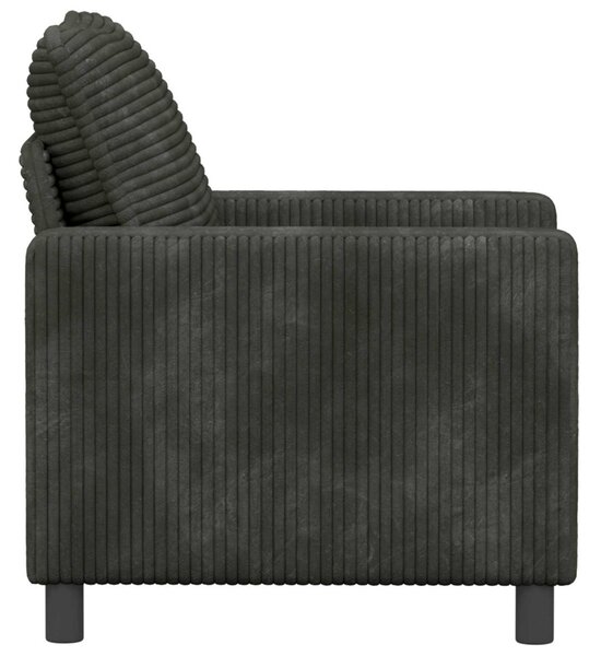 VidaXL Kanapé Antracitszürke 76 x 81 x 87,5 cm Poliészter