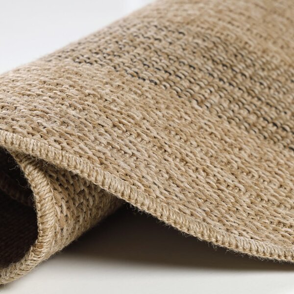 Fekete-bézs kerek kültéri szőnyeg ø 120 cm Comilla – Ayyildiz Carpets