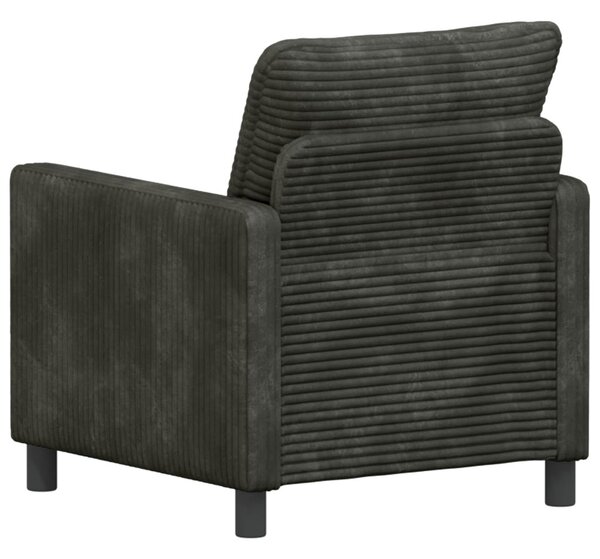 VidaXL Kanapé Antracitszürke 76 x 81 x 87,5 cm Poliészter