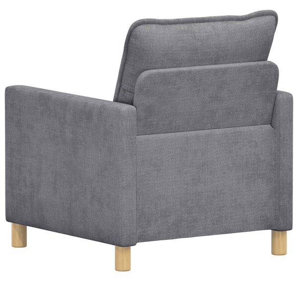 VidaXL Kanapé Világosszürke 76 x 81 x 87,5 cm Poliészter
