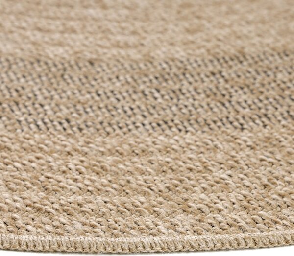 Fekete-bézs kerek kültéri szőnyeg ø 120 cm Comilla – Ayyildiz Carpets