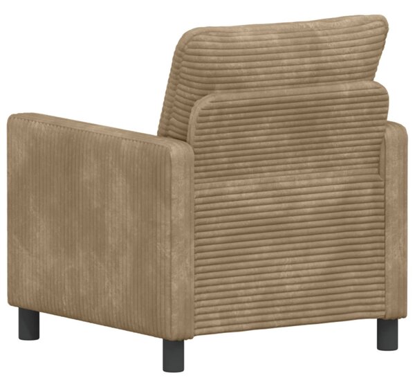 VidaXL Kanapé Tópszínű 76 x 81 x 87,5 cm Poliészter