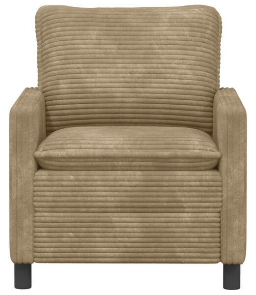 VidaXL Kanapé Tópszínű 76 x 81 x 87,5 cm Poliészter