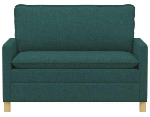 VidaXL Kanapé Sötétzöld 126 x 81 x 87,5 cm Szövet