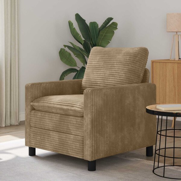 VidaXL Kanapé Tópszínű 76 x 81 x 87,5 cm Poliészter
