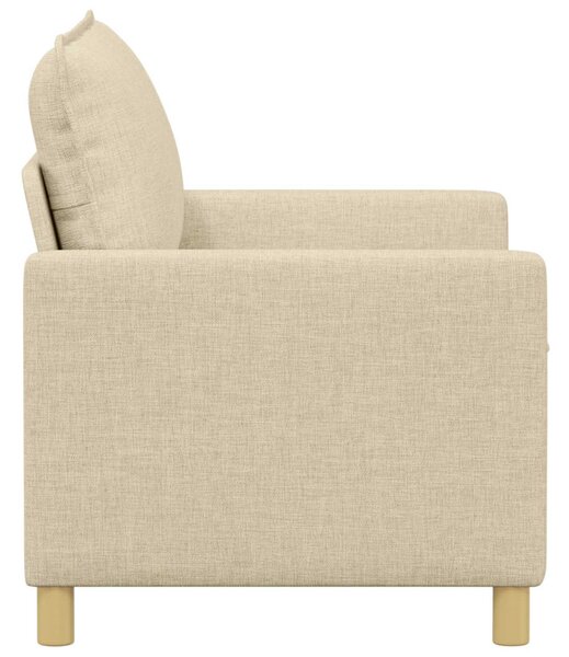 VidaXL Kanapé Krémszínű 126 x 81 x 87,5 cm Szövet