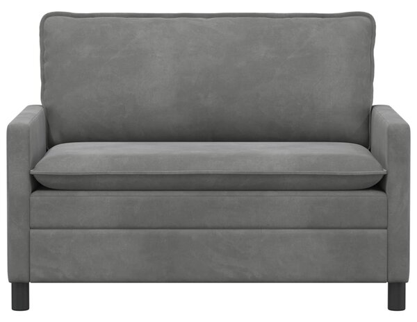 Kanapé Sötétszürke 126 x 81 x 87,5 cm Bársony