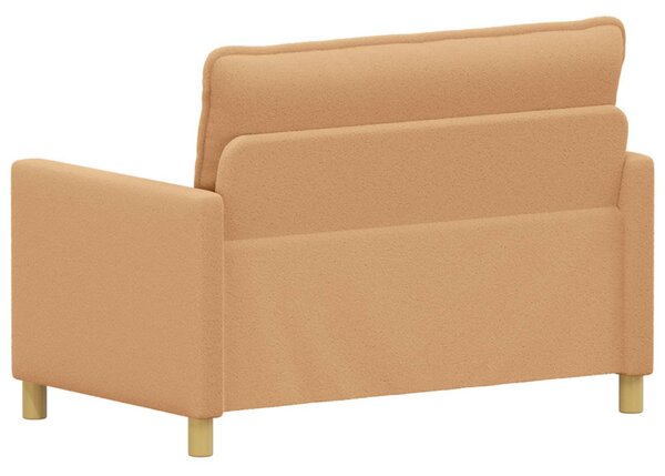 VidaXL Kanapé Bézs 126 x 81 x 87,5 cm Szövet