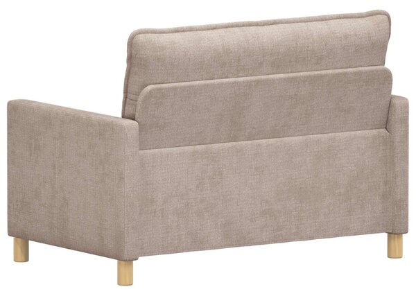 VidaXL Kanapé Bézs 126 x 81 x 87,5 cm Poliészter