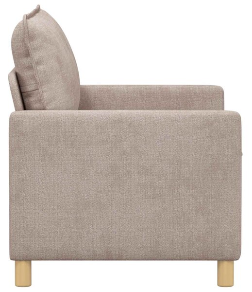 VidaXL Kanapé Bézs 126 x 81 x 87,5 cm Poliészter