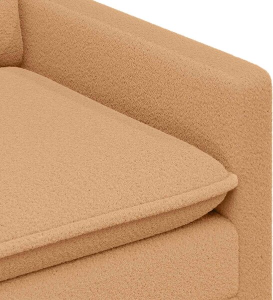 VidaXL Kanapé Bézs 126 x 81 x 87,5 cm Szövet