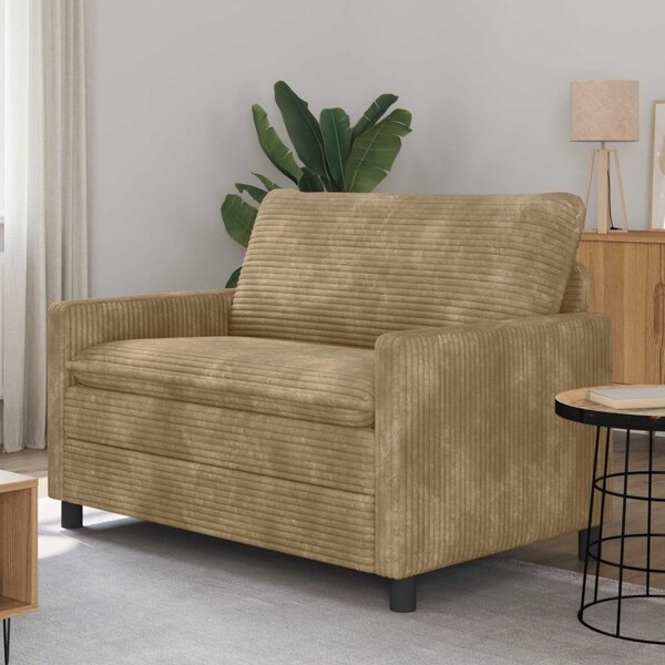 VidaXL Kanapé Tópszínű 126 x 81 x 87,5 cm Poliészter