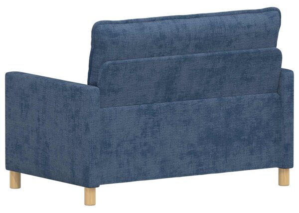 VidaXL Kanapé Kék 126 x 81 x 87,5 cm Poliészter
