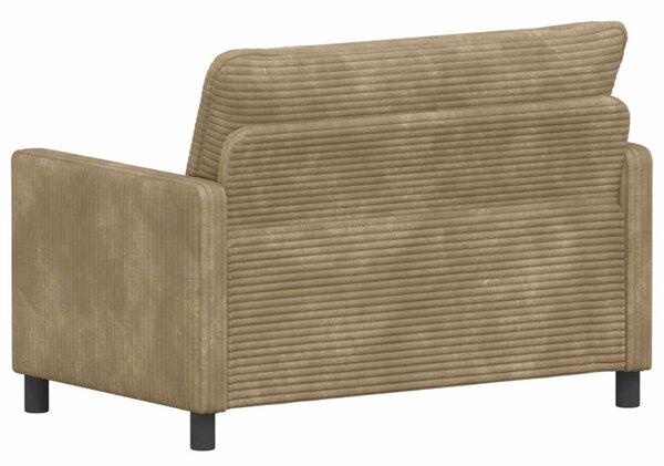 VidaXL Kanapé Tópszínű 126 x 81 x 87,5 cm Poliészter