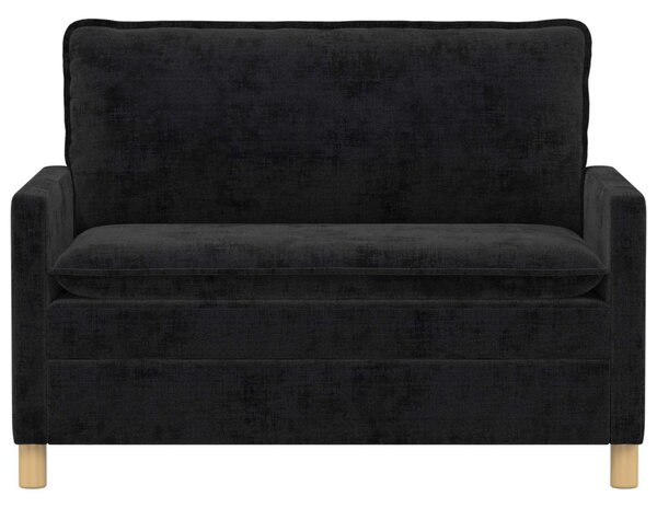 VidaXL Kanapé Fekete 126 x 81 x 87,5 cm Poliészter