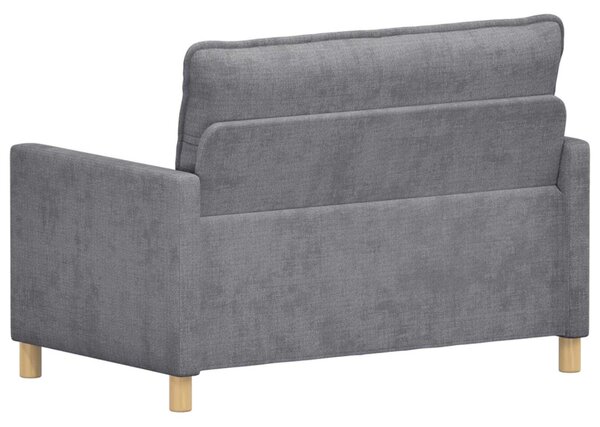 Kanapé Világosszürke 126 x 81 x 87,5 cm Poliészter