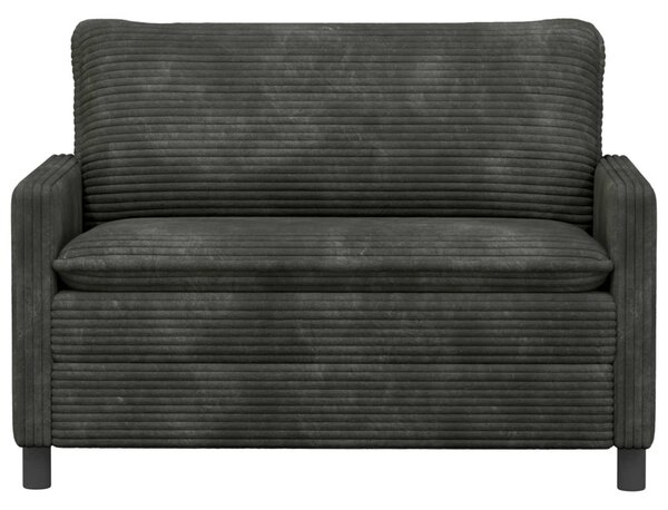 VidaXL Kanapé Antracitszürke 126 x 81 x 87,5 cm Poliészter