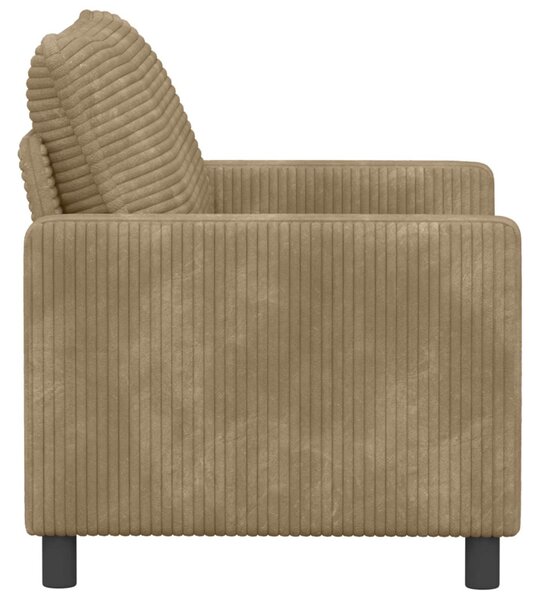 VidaXL Kanapé Tópszínű 126 x 81 x 87,5 cm Poliészter