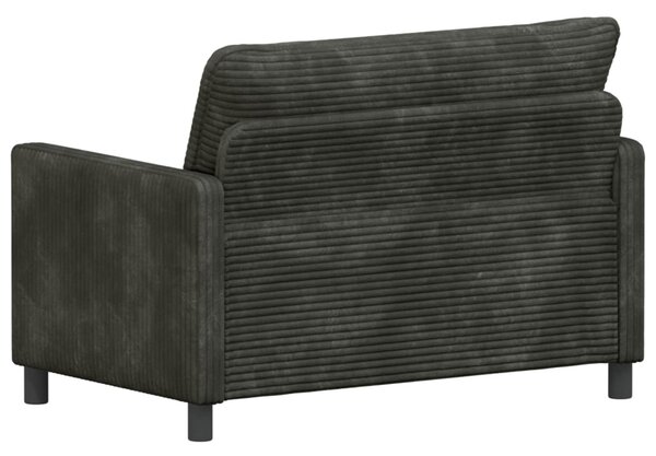 VidaXL Kanapé Antracitszürke 126 x 81 x 87,5 cm Poliészter
