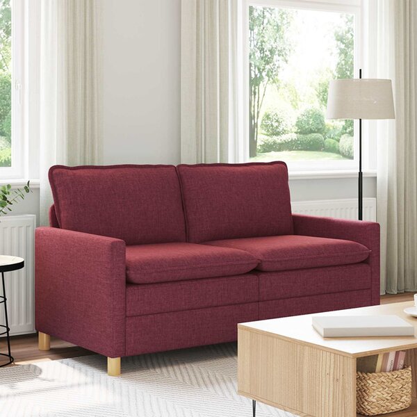 VidaXL Kanapé Bordó 156 x 81 x 87,5 cm Szövet