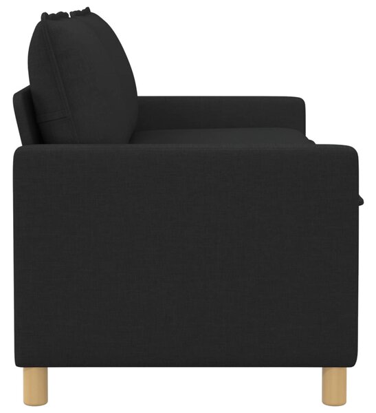 VidaXL Kanapé Fekete 156 x 81 x 87,5 cm Szövet