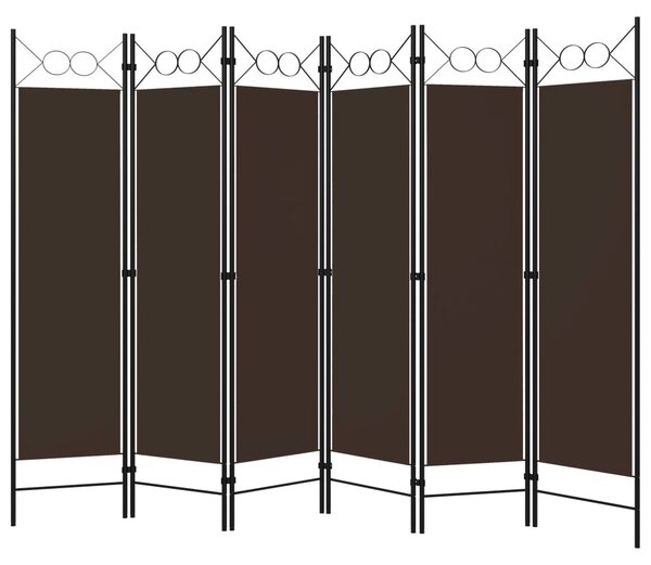Barna 6 paneles paraván 240 x 180 cm