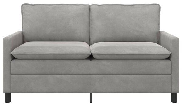 VidaXL Kanapé Világosszürke 156 x 81 x 87,5 cm Bársony
