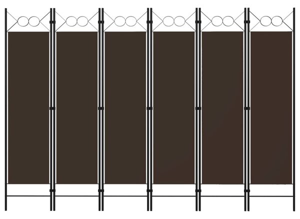 Barna 6 paneles paraván 240 x 180 cm