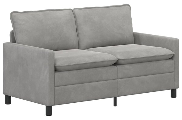 VidaXL Kanapé Világosszürke 156 x 81 x 87,5 cm Bársony