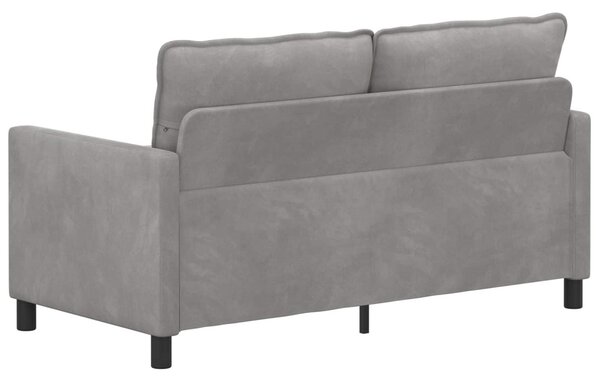 VidaXL Kanapé Világosszürke 156 x 81 x 87,5 cm Bársony