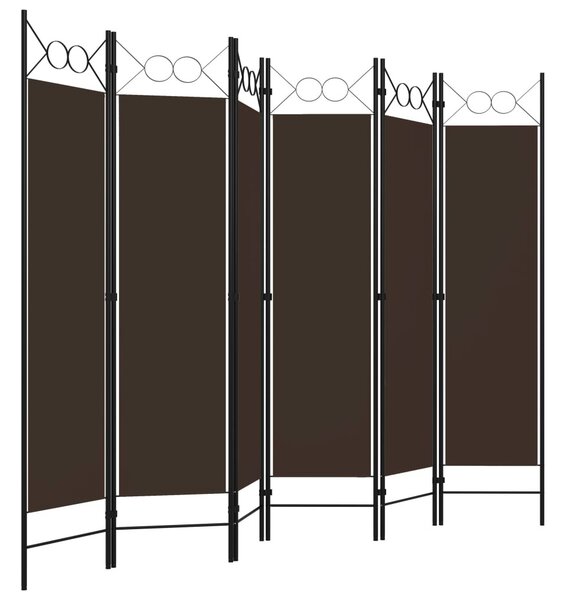 Barna 6 paneles paraván 240 x 180 cm