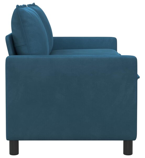VidaXL Kanapé Kék 156 x 81 x 87,5 cm Bársony