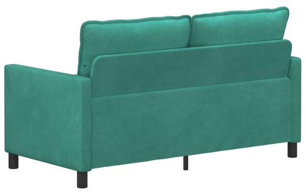 VidaXL Kanapé Türkiz 156 x 81 x 87,5 cm Bársony