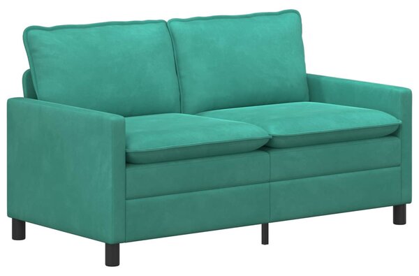 VidaXL Kanapé Türkiz 156 x 81 x 87,5 cm Bársony