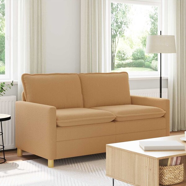 VidaXL Kanapé Bézs 156 x 81 x 87,5 cm Szövet
