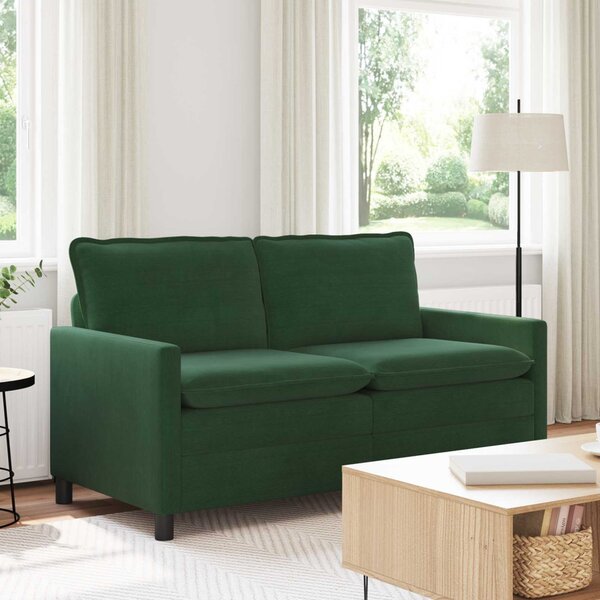VidaXL Kanapé Dzsungel zöld 156 x 81 x 87,5 cm Szövet