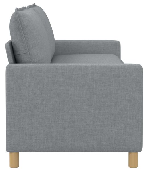 VidaXL Kanapé Világosszürke 196 x 81 x 87,5 cm Szövet