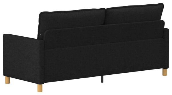 VidaXL Kanapé Fekete 196 x 81 x 87,5 cm Szövet