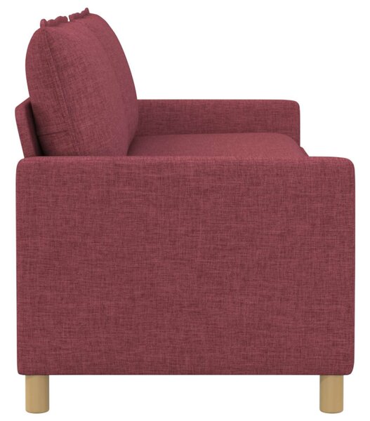 VidaXL Kanapé Bordó 196 x 81 x 87,5 cm Szövet