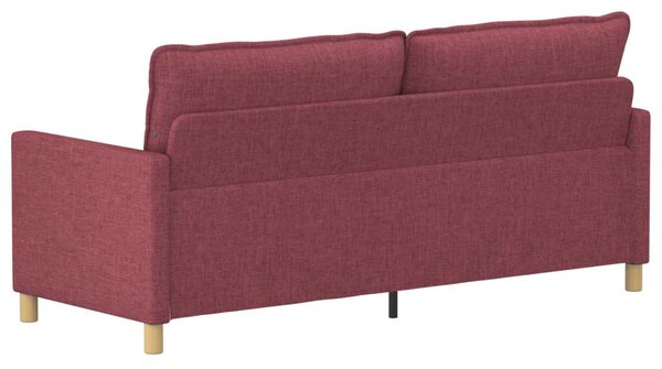VidaXL Kanapé Bordó 196 x 81 x 87,5 cm Szövet