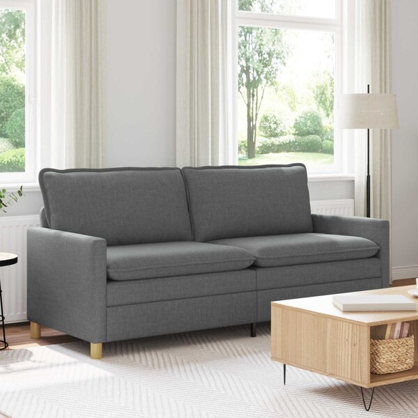 VidaXL Kanapé Sötétszürke 196 x 81 x 87,5 cm Szövet