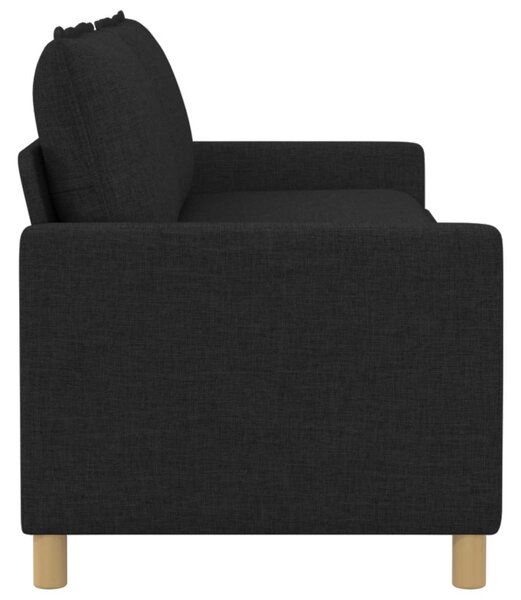 VidaXL Kanapé Fekete 196 x 81 x 87,5 cm Szövet