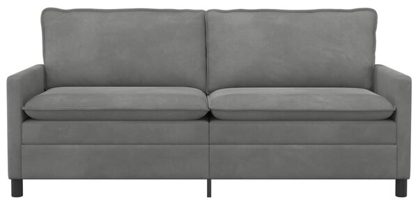 VidaXL Kanapé Sötétszürke 196 x 81 x 87,5 cm Bársony