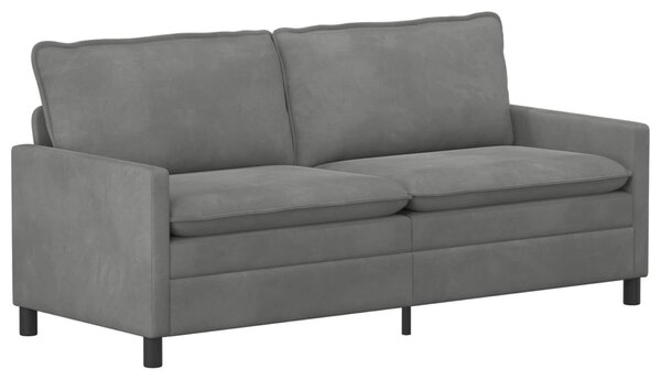 VidaXL Kanapé Sötétszürke 196 x 81 x 87,5 cm Bársony