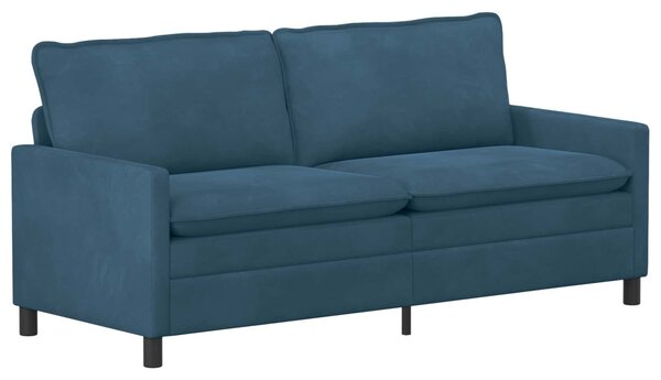 VidaXL Kanapé Kék 196 x 81 x 87,5 cm Bársony