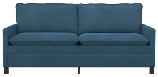 VidaXL Kanapé Kék 196 x 81 x 87,5 cm Bársony