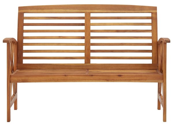Tömör akácfa kerti pad 119 cm