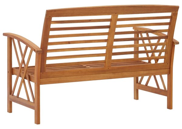 Tömör akácfa kerti pad 119 cm