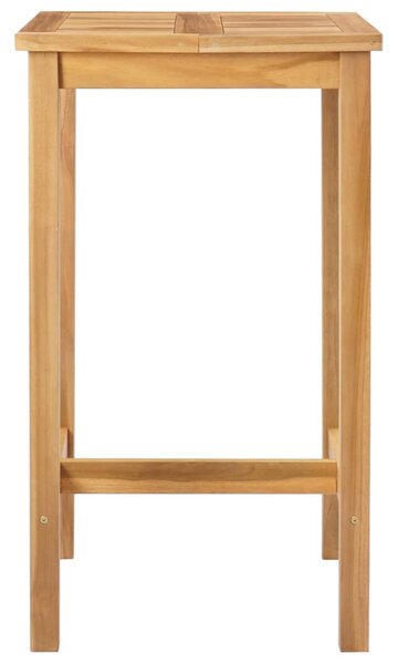 Bárasztal Természetes 60 x 60 x 105 cm Szilárd Teak